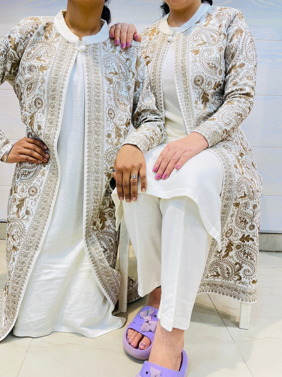 Beautiful Kashmiri winter 🥶 Ready made jacket suit