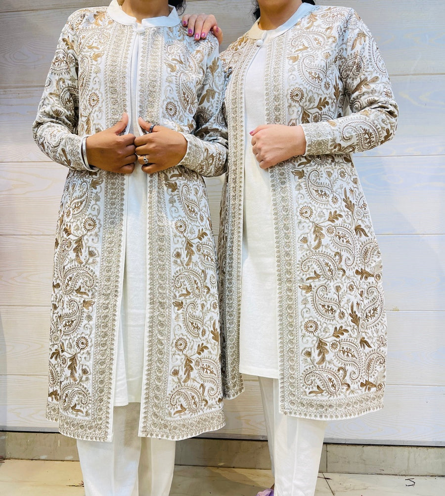 Beautiful Kashmiri winter 🥶 Ready made jacket suit