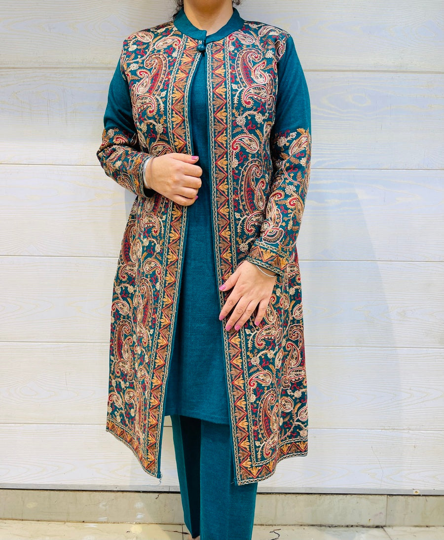 Beautiful Kashmiri winter 🥶 Ready made jacket suit