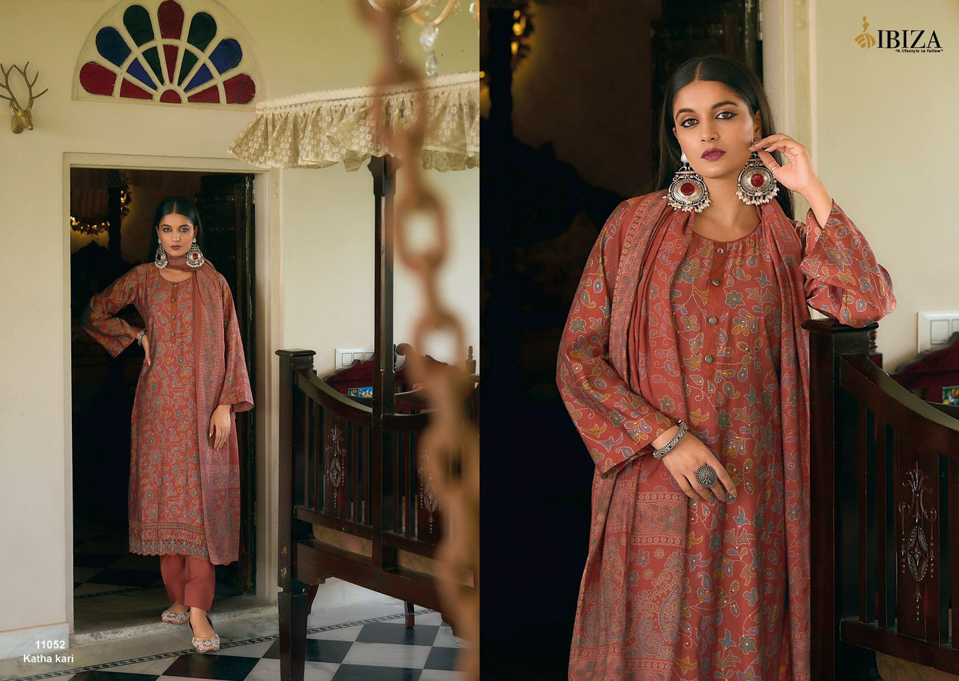 Premium Maslin Cotton kashmiri Suit