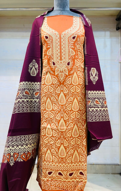 Premium kani Wollen Party Suits (100% Handmade)