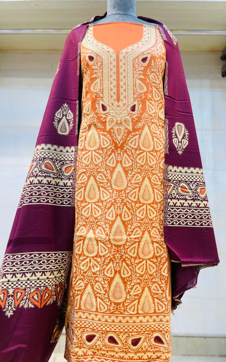 Premium kani Wollen Party Suits (100% Handmade)