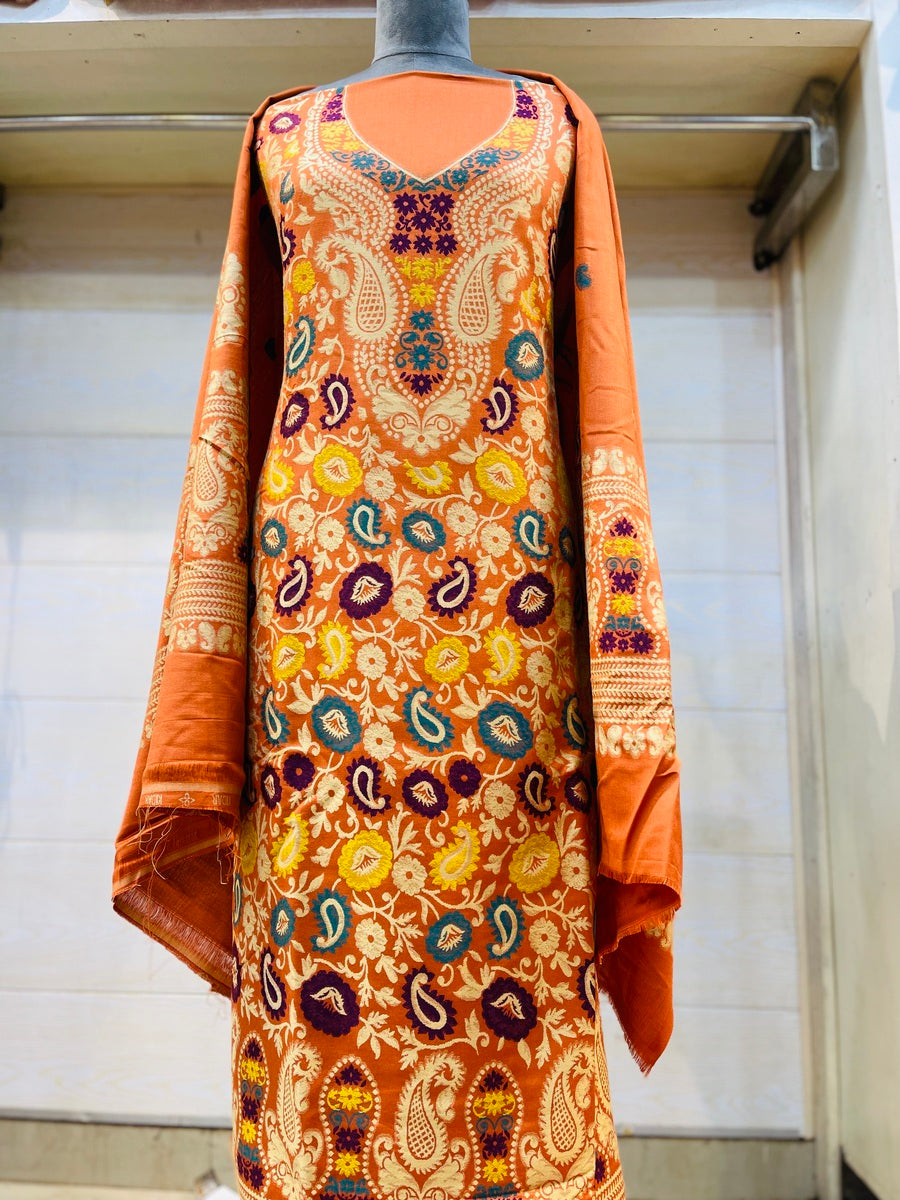 Premium kani Wollen Party Suits (100% Handmade)