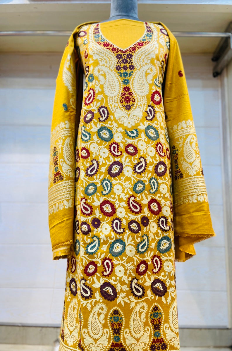 Premium kani Wollen Party Suits (100% Handmade)