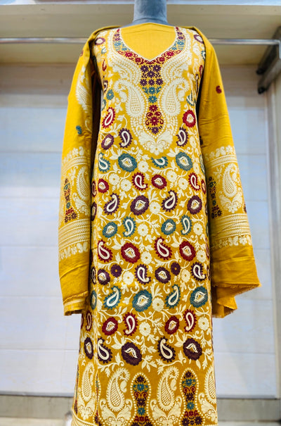 Premium kani Wollen Party Suits (100% Handmade)