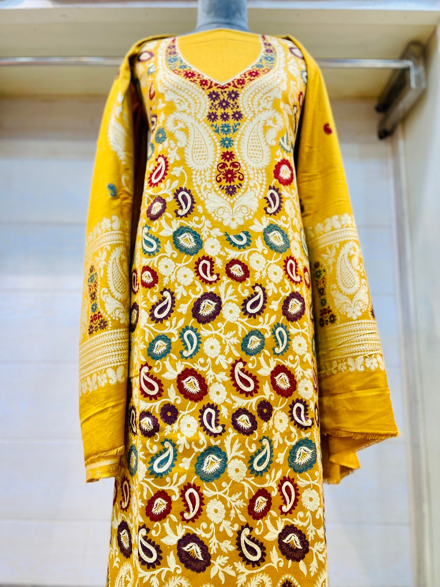 Premium kani Wollen Party Suits (100% Handmade)