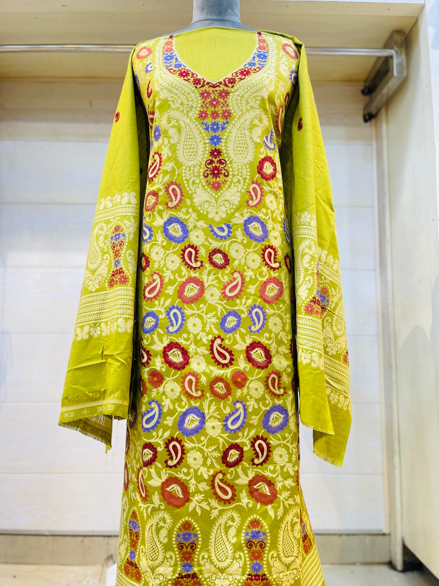 Premium kani Wollen Party Suits (100% Handmade)