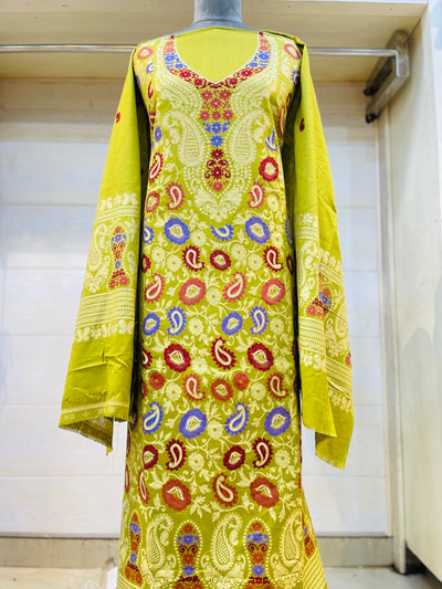 Premium kani Wollen Party Suits (100% Handmade)