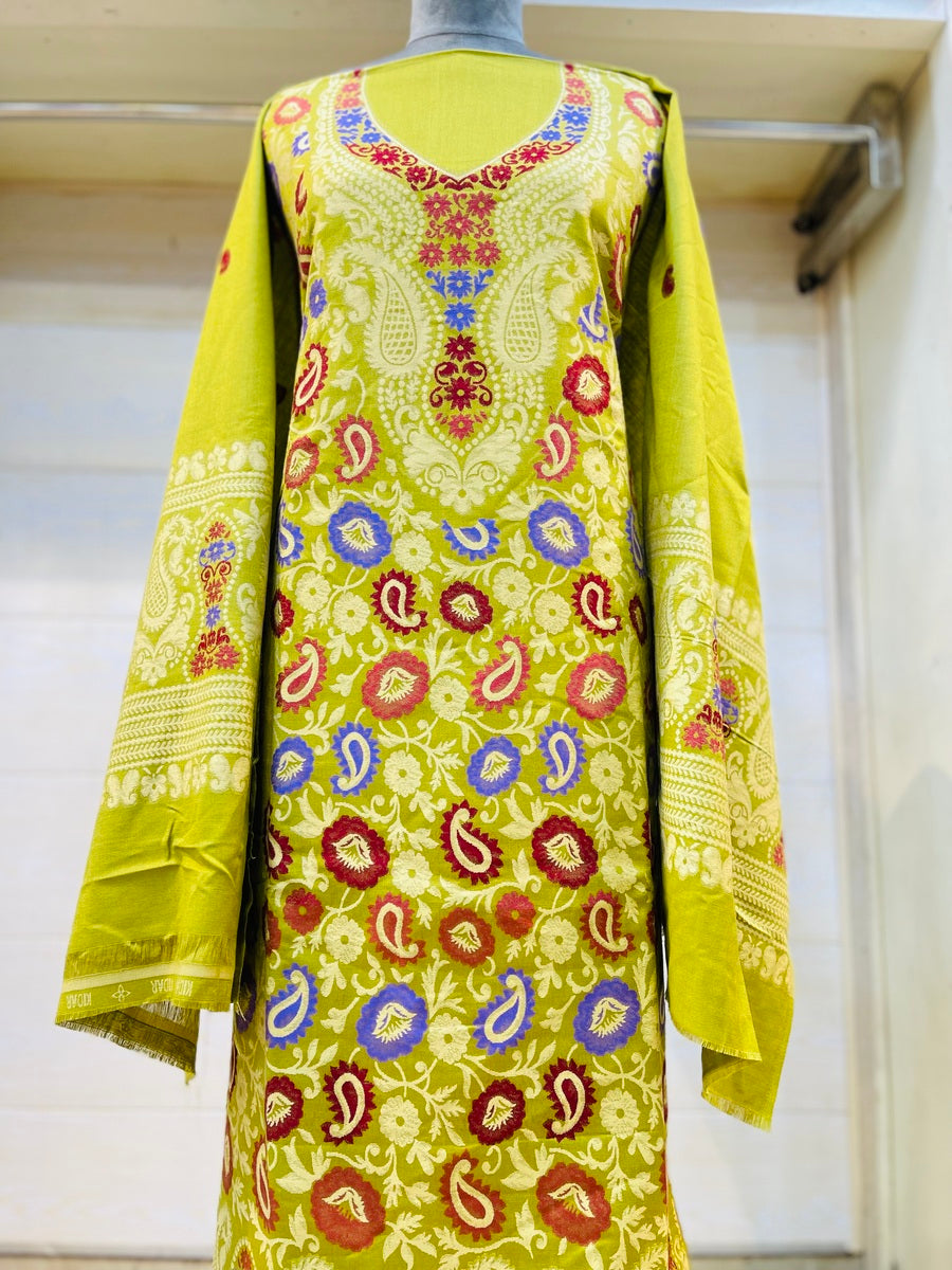 Premium kani Wollen Party Suits (100% Handmade)