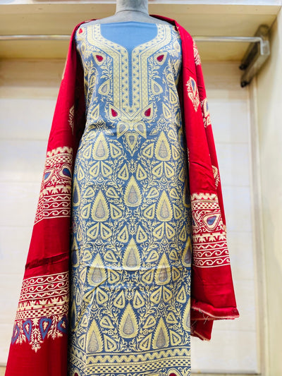 Premium kani Wollen Party Suits (100% Handmade)