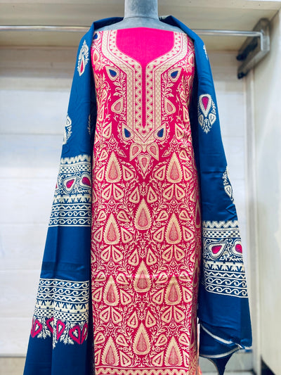 Premium kani Wollen Party Suits (100% Handmade)