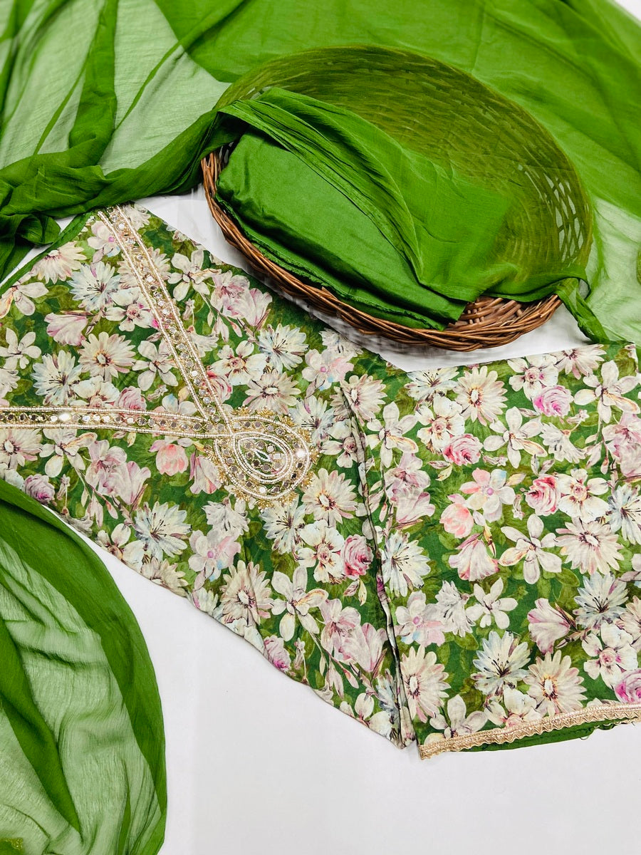 Party wear maslin suit❤