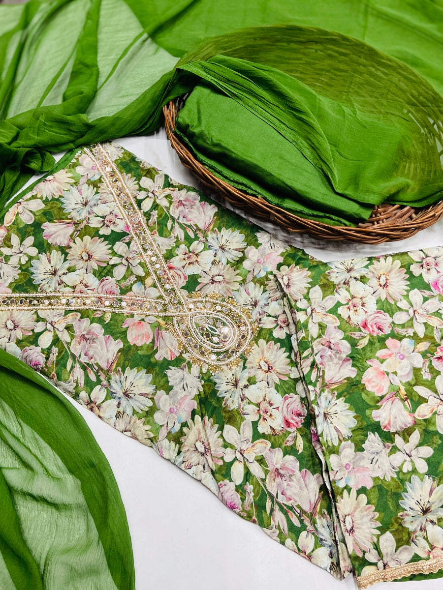 Party wear maslin suit❤