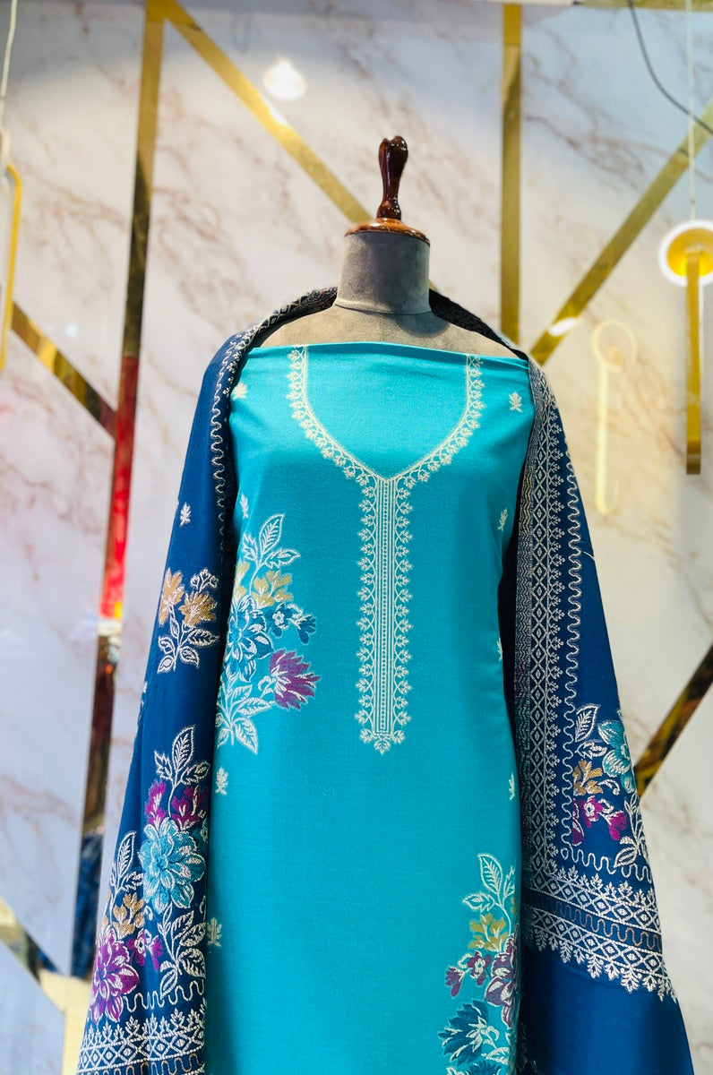 Premium kani Wollen Party Suits (100% Handmade)