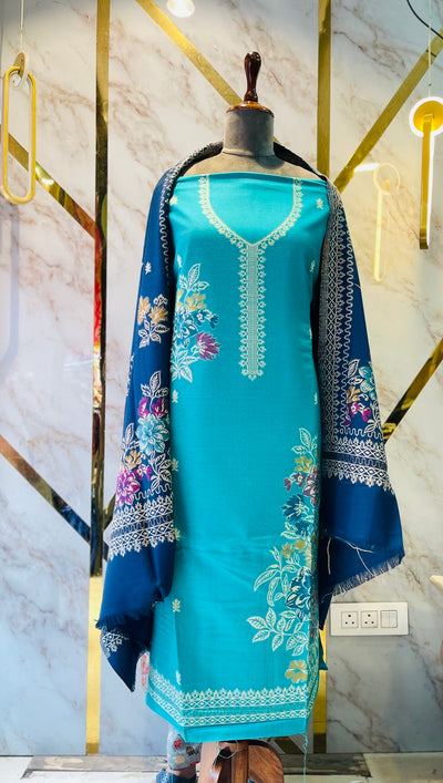 Premium kani Wollen Party Suits (100% Handmade)