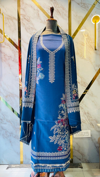 Premium kani Wollen Party Suits (100% Handmade)