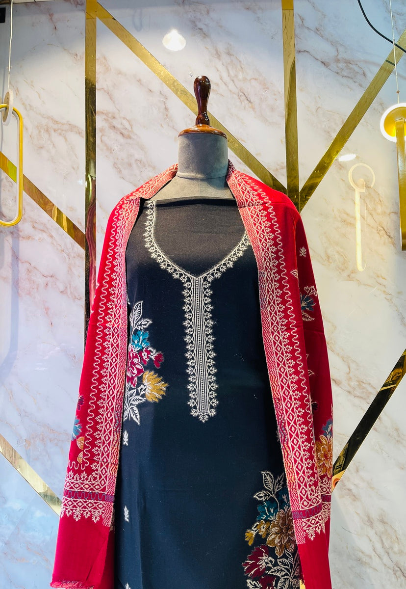 Premium kani Wollen Party Suits (100% Handmade)
