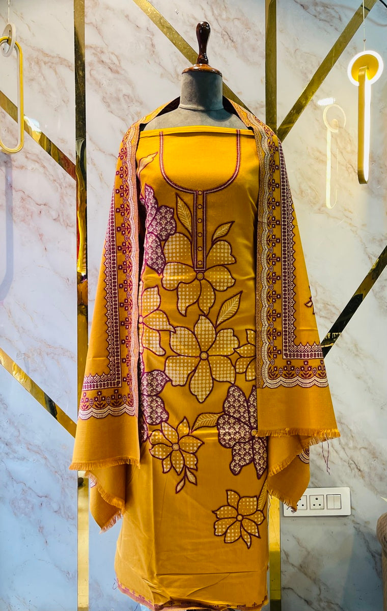 Premium kani Wollen Party Suits (100% Handmade)