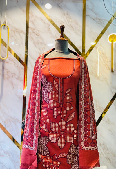 Premium kani Wollen Party Suits (100% Handmade)