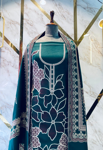 Premium kani Wollen Party Suits (100% Handmade)