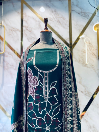 Premium kani Wollen Party Suits (100% Handmade)