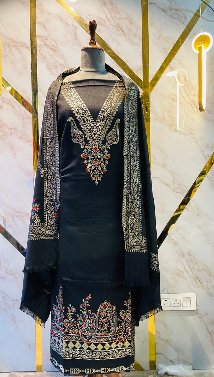 Premium kani Wollen Party Suits (100% Handmade)