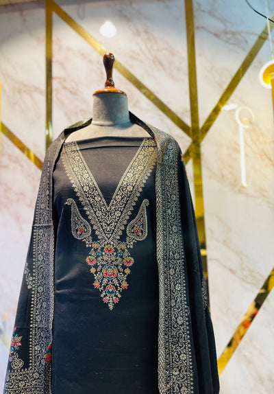 Premium kani Wollen Party Suits (100% Handmade)