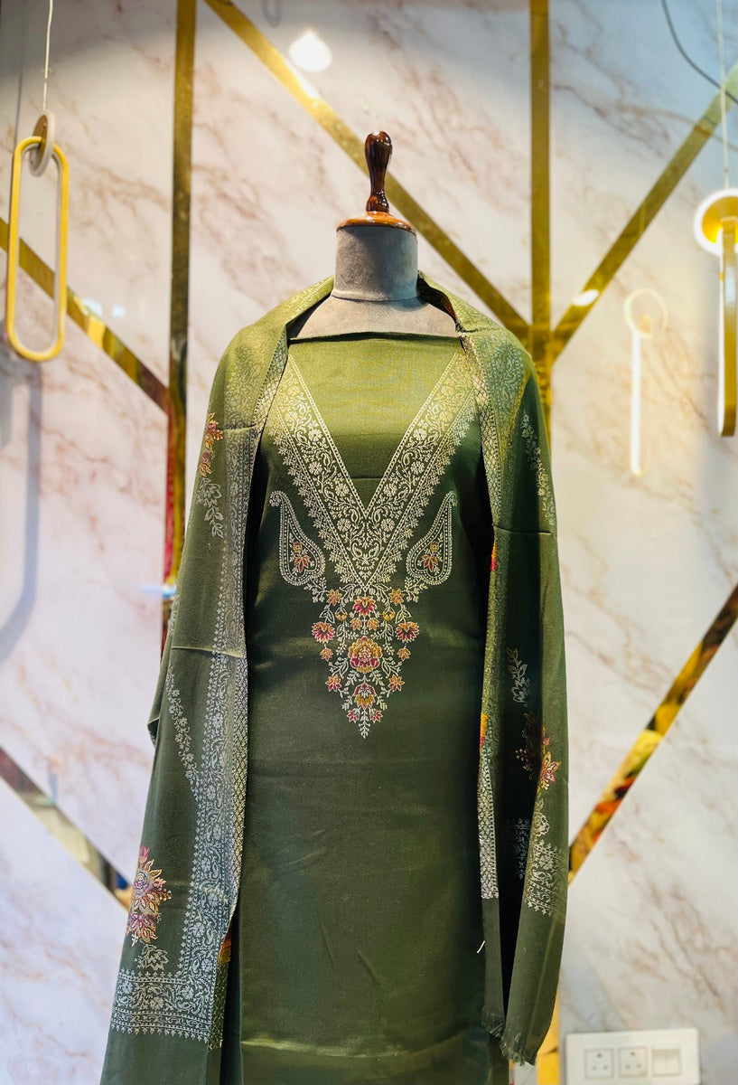 Premium kani Wollen Party Suits (100% Handmade)