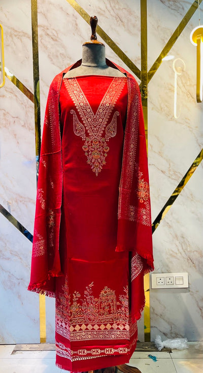 Premium kani Wollen Party Suits (100% Handmade)