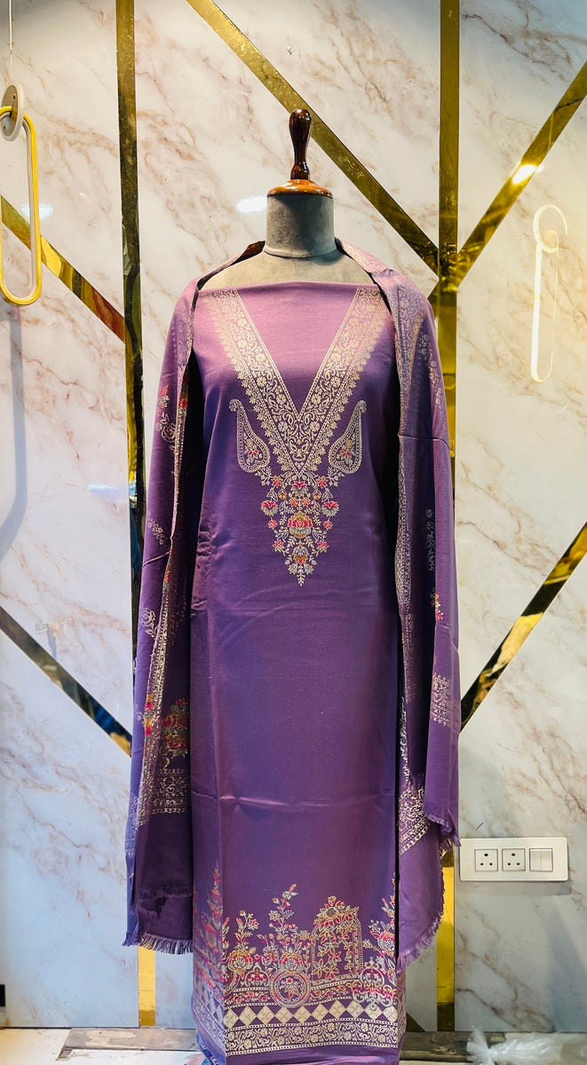 Premium kani Wollen Party Suits (100% Handmade)