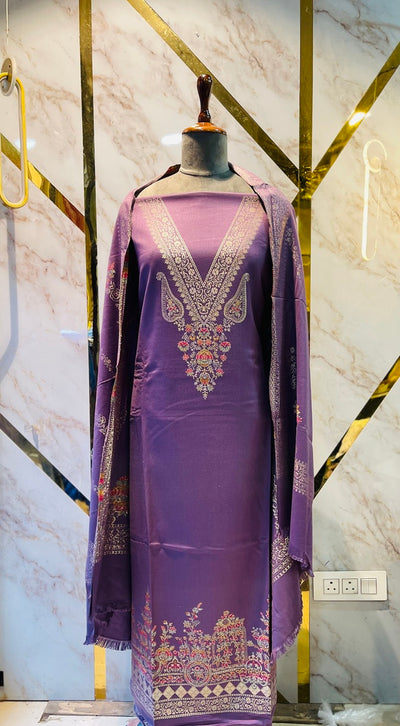 Premium kani Wollen Party Suits (100% Handmade)