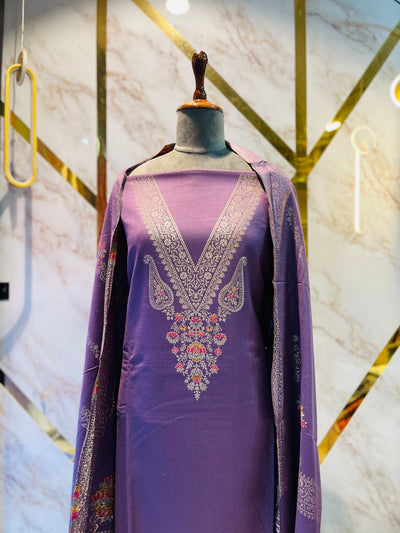 Premium kani Wollen Party Suits (100% Handmade)