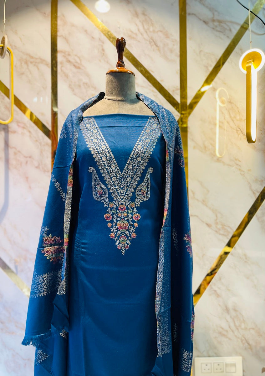 Premium kani Wollen Party Suits (100% Handmade)