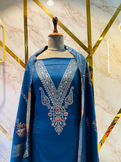 Premium kani Wollen Party Suits (100% Handmade)