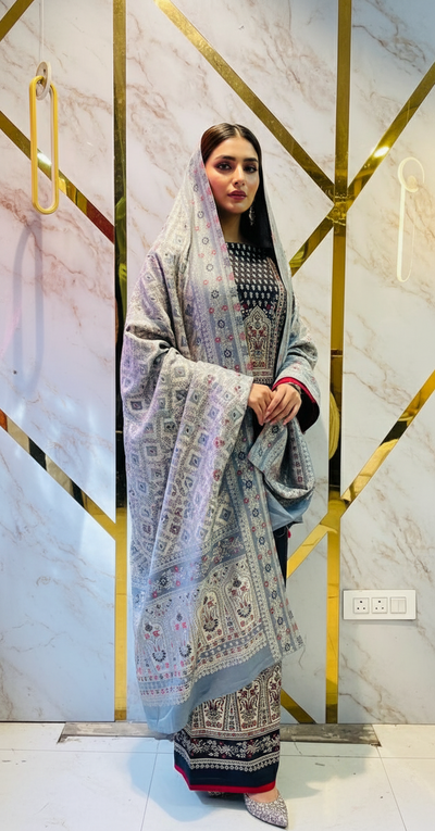 Premium kani Wollen Party Suits (100% Handmade)