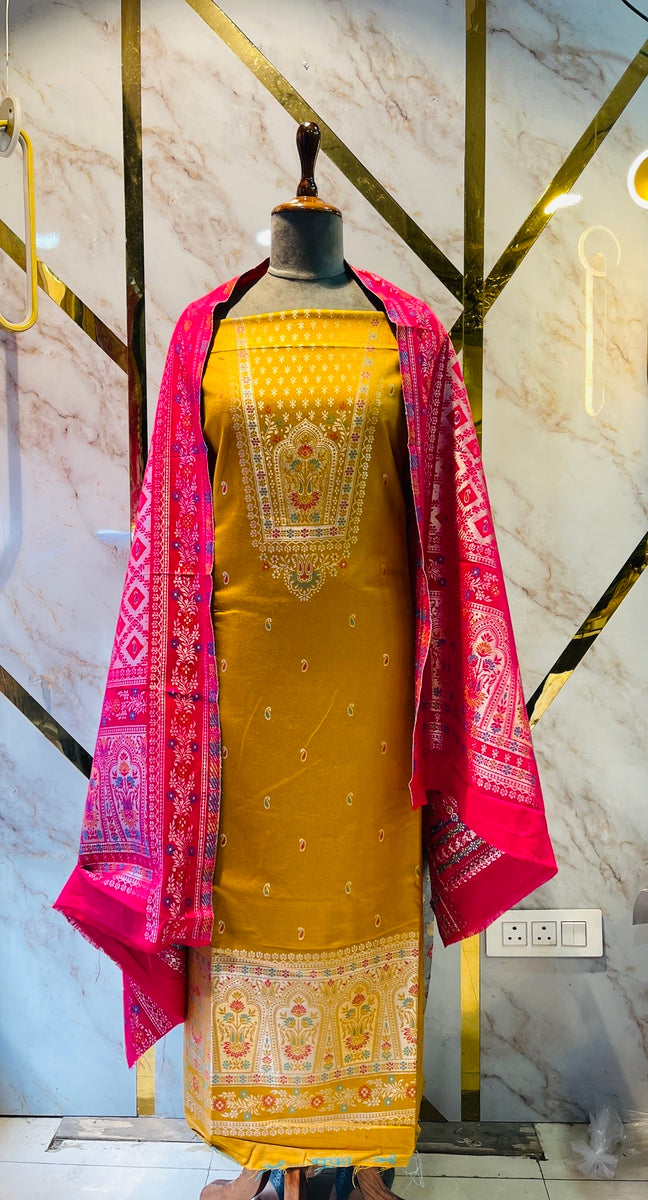 Premium kani Wollen Party Suits (100% Handmade)