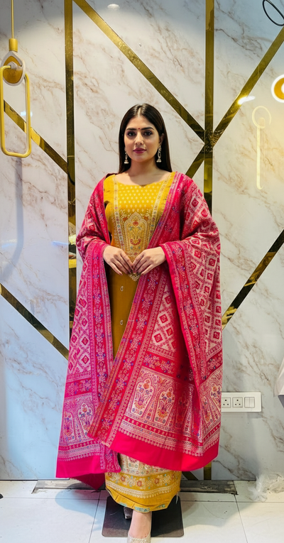 Premium kani Wollen Party Suits (100% Handmade)