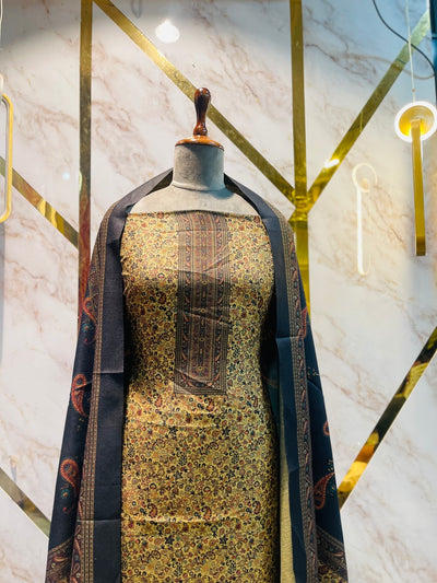 Premium kashmiri  Pashmina kani print Suit
