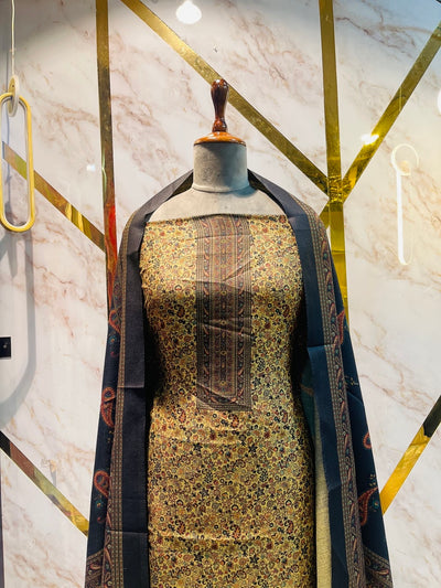 Premium kashmiri  Pashmina kani print Suit