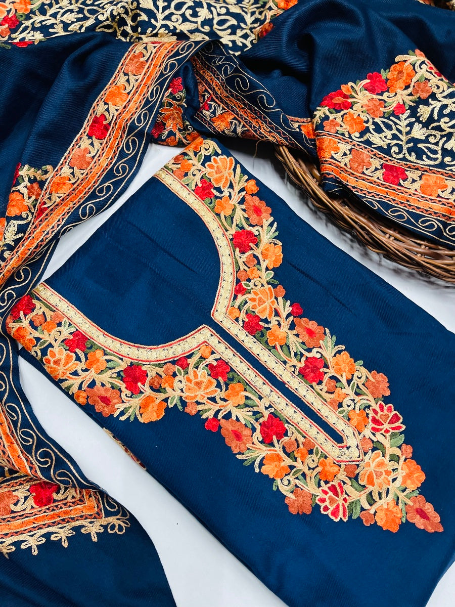 Kashmiri 🥶 winter pure suit (💯%handmade )
