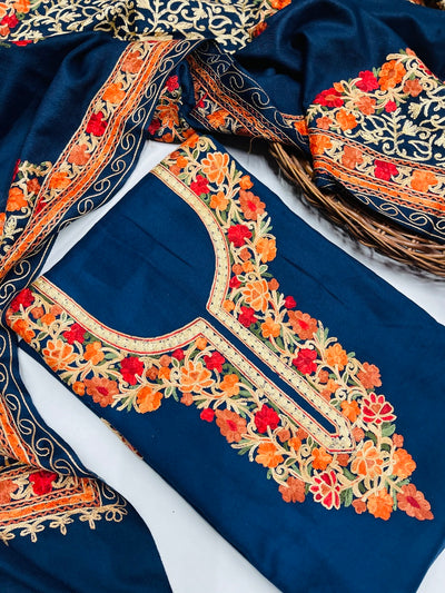 Kashmiri 🥶 winter pure suit (💯%handmade )