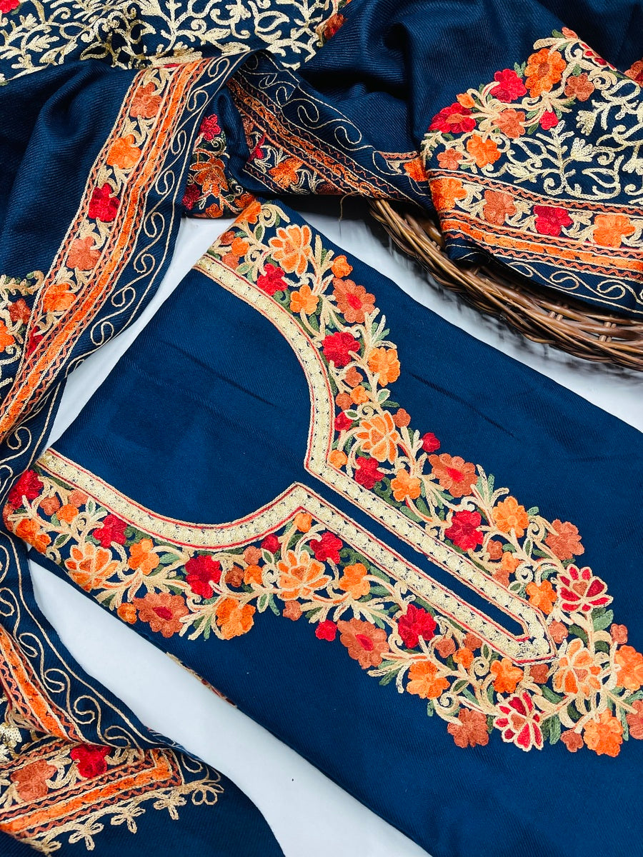 Kashmiri 🥶 winter pure suit (💯%handmade )