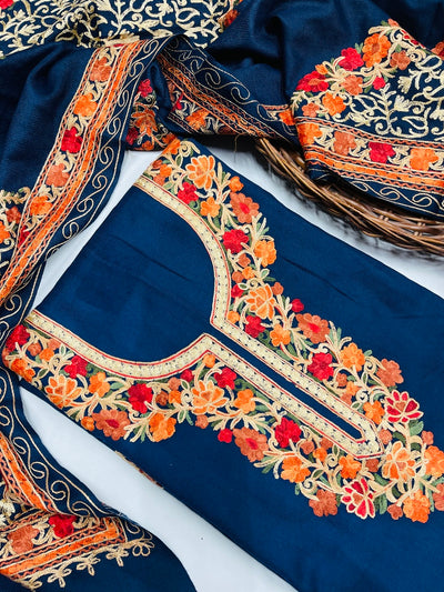 Kashmiri 🥶 winter pure suit (💯%handmade )