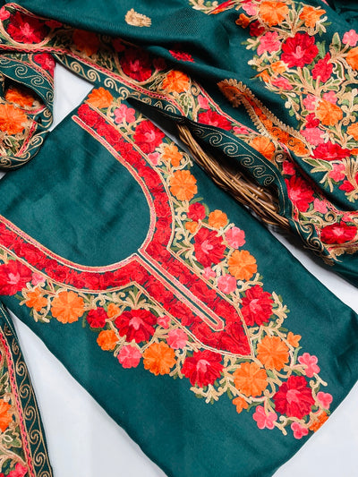 Kashmiri 🥶 winter pure suit (💯%handmade )