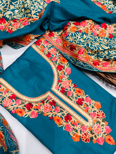 Kashmiri 🥶 winter pure suit (💯%handmade )