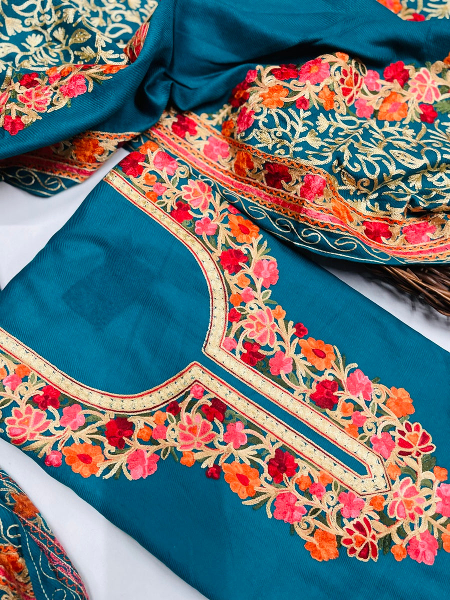 Kashmiri 🥶 winter pure suit (💯%handmade )