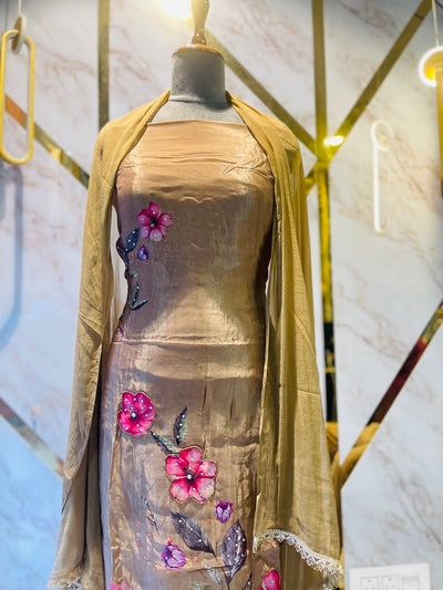 premium Glass  party 🎉  Silk Suit