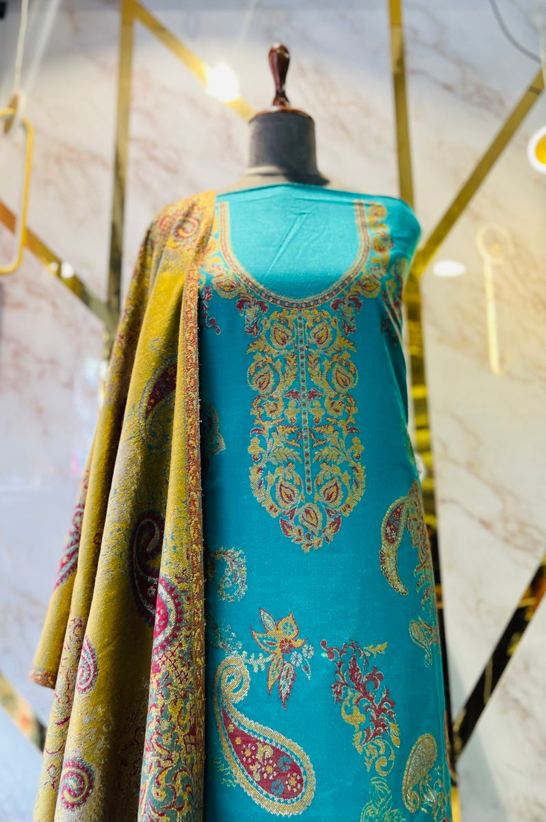 Premium kani Wollen Party Suits (100% Handmade)