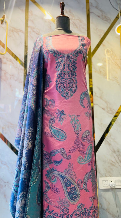 Premium kani Wollen Party Suits (100% Handmade)