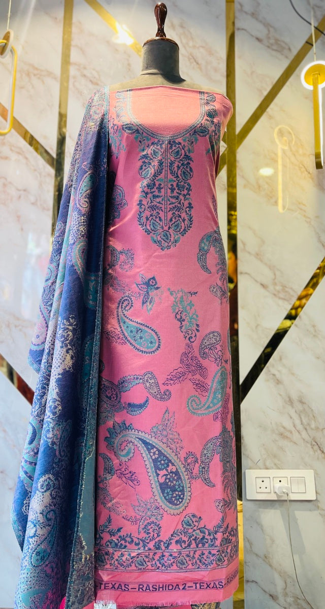 Premium kani Wollen Party Suits (100% Handmade)